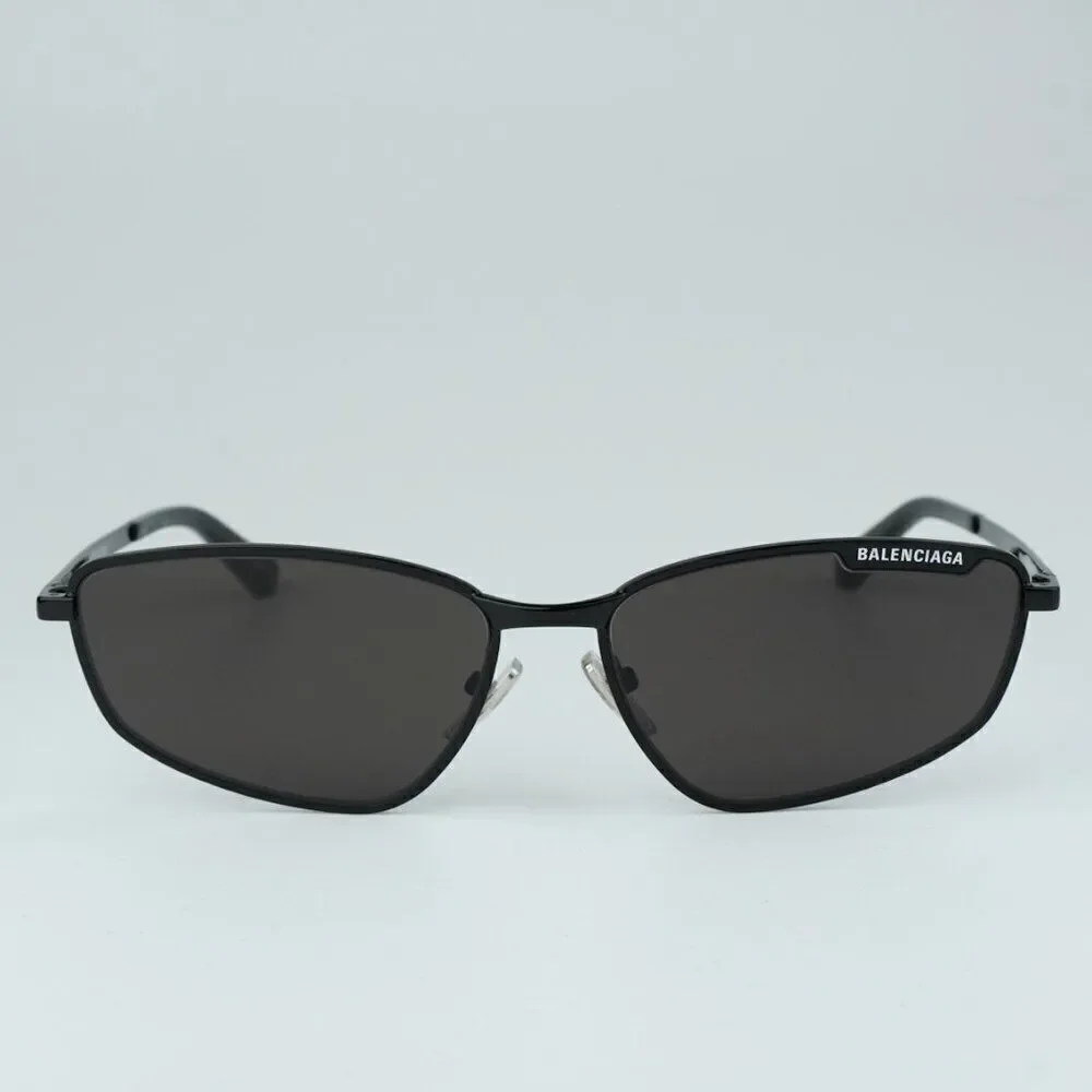 NEW Balenciaga BB0277S 001 Grey Geometric Unisex Sunglasses BB 0277S